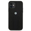Etui BMW BMHCP12SRSPPK iPhone 12 mini 5,4 czarny/black hardcase Leather Curve Perforate